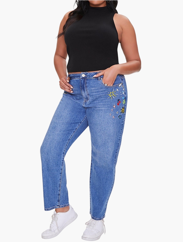 Embroidered jeans forever 2024 21